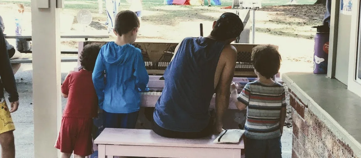 Jacob Last at the piano